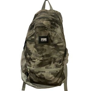 Victoria Secret PINK Campus Green Camp Backpack